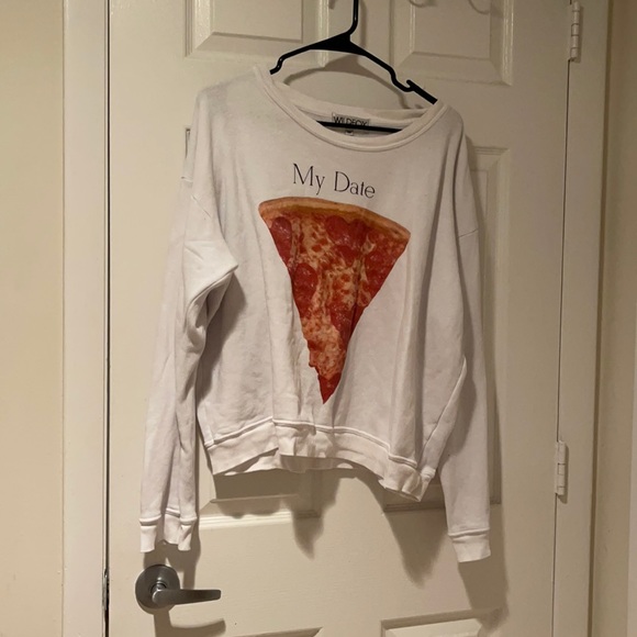 Wildfox Pizza Date Medium Oversized - Picture 1 of 2